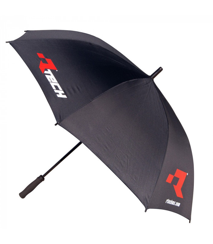 PARAGUAS RTECH NEGRO-ROJO (130cm DIAM.)