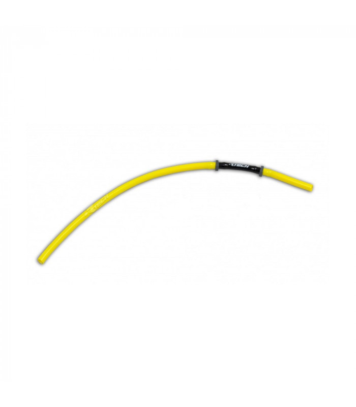 TUBO DEPOSITO GASOLINA CON VALVULA ANTIRETORNO  AMARILLO