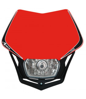 PORTAFARO UNIV. V-FACE ROJO  HALOGENO