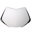 RTECH V-FACE NUMBER PLATE PLASTIC REPLACEMENT (WHITE)
