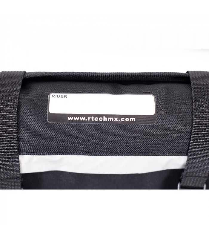 RIÑONERA RTECH CON BOTELLA NEGRA-ROJA