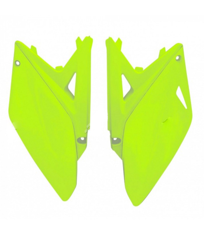 TAPAS LATERALES AMARILLAS NEON  RMZ 250 ' 2010-16