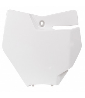 PLACA FRONTAL PORTANUMEROS BLANCA  KTM SX-SXF ' 2016
