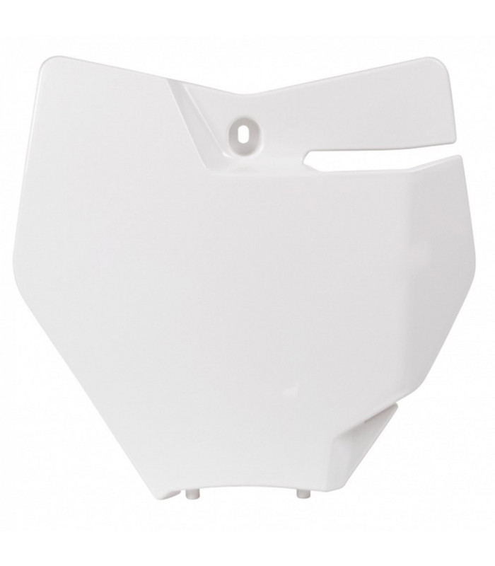 PLACA FRONTAL PORTANUMEROS BLANCA  KTM SX-SXF ' 2016