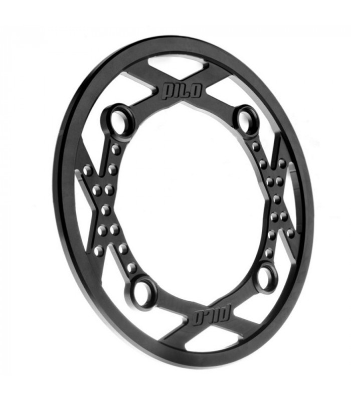 PILO ALUMINIUM BASH GUARD  RING 34T (BLACK)