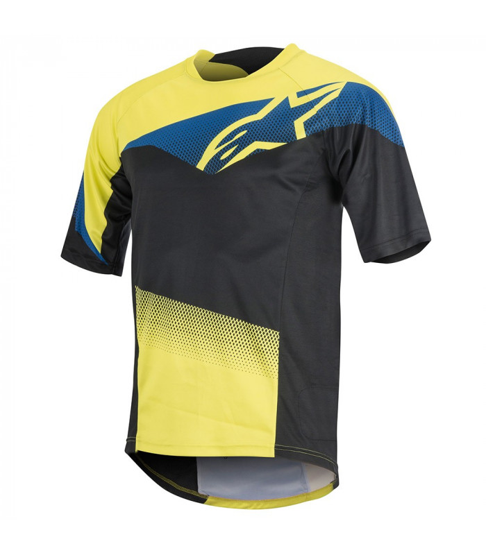 CAMISETA M. CORTA MESA AMARILLA/AZUL