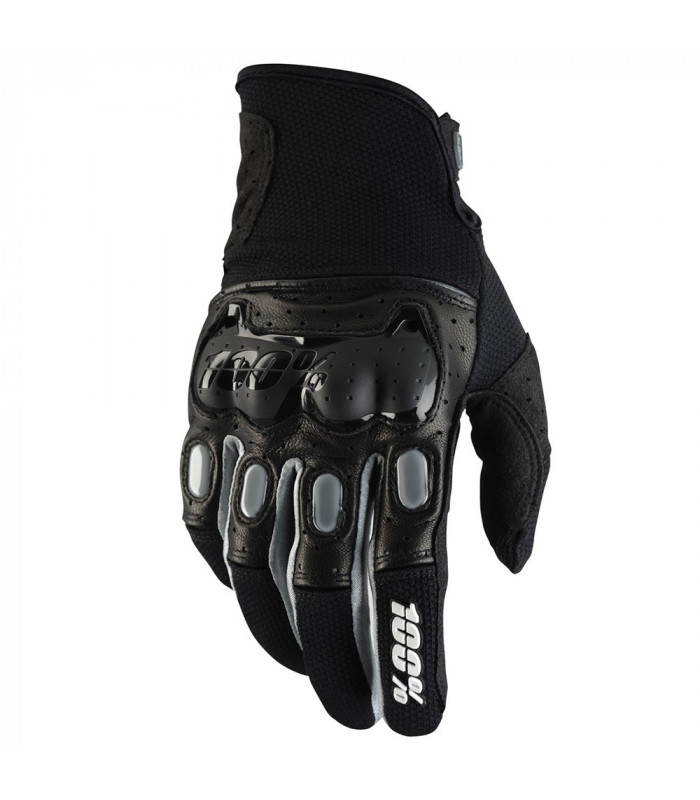 GUANTES 100% TRAILBLAST DUAL SPORT NEGRO/GRIS