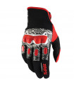 GUANTES 100% DERESTRICTED NEGRO/BLANCO/ROJO