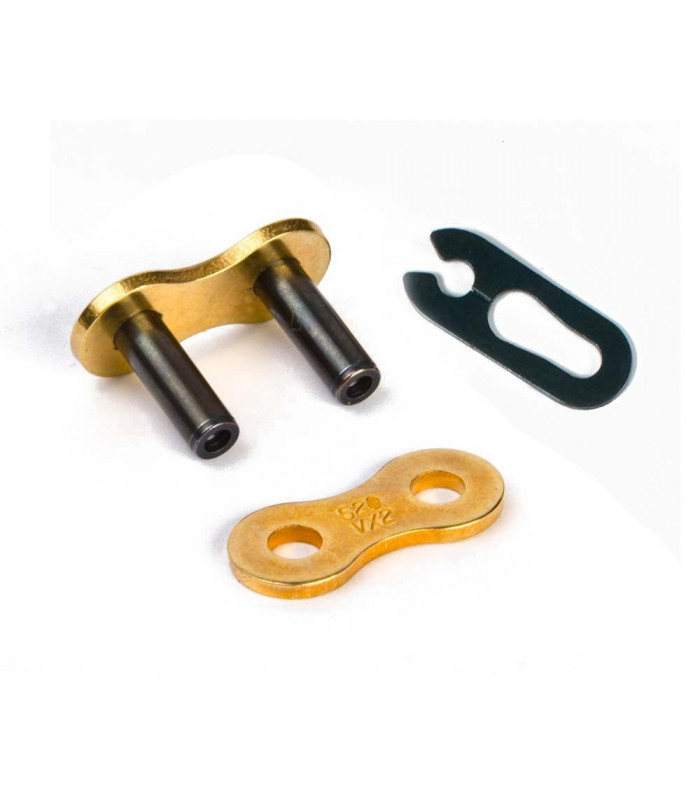 ENGANCHE CADENA DID 530 ZVM2  NEGRA/DORADA (CON REMACHE)