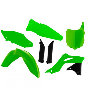 KIT PLASTICOS VERDE NEON  KAWA KXF 250 ' 2013-16