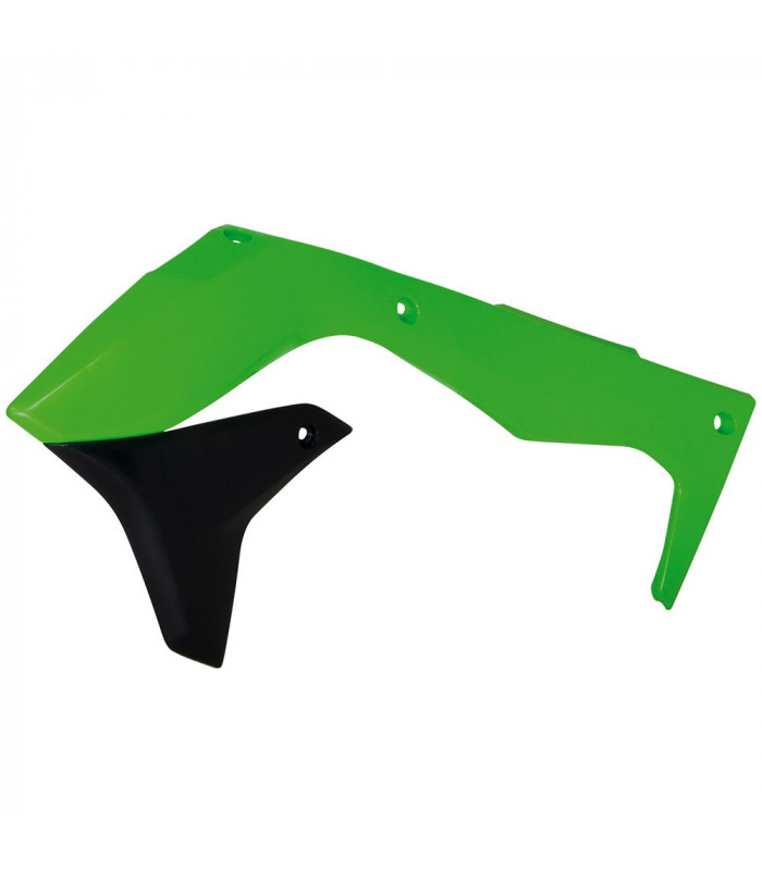 TAPAS RADIADOR VERDE/NEGRAS  KAWA KXF 450 ' 2016