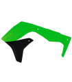 TAPAS RADIADOR VERDE NEON/NEGRAS  KAWA KXF 450 ' 2016