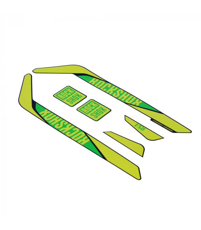 ADHESIVO NINER ROCK SHOX RS1 GREEN GREENER