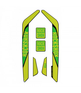 ADHESIVO NINER ROCK SHOX RS1 GREEN GREENER