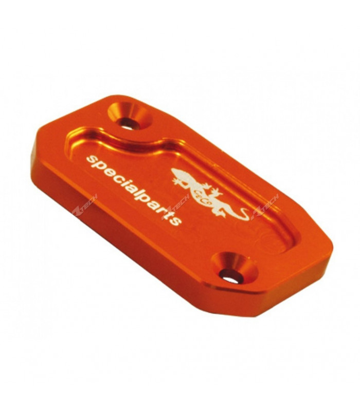 FRONT BRAKE AND CLUTCH RESERVOIR COVER ORANGE