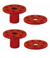 RADIATOR SPACERS RED