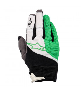 GUANTES ALPINESTARS MOAB BLANCO/VERDE (TALLA M)
