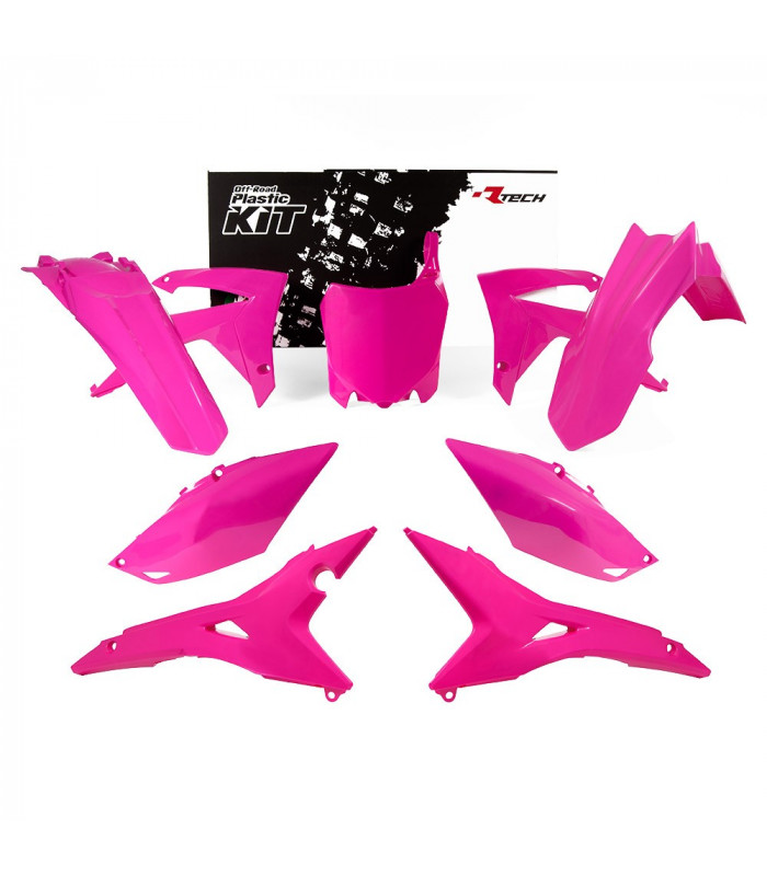 KIT PLASTICOS ROSADO NEON  CRF 250 ' 2014-16 / 450 2013-16