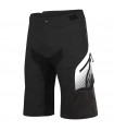 PANTALÓN CORTO ALPINESTARS PREDATOR (NEGRO/BLANCO)