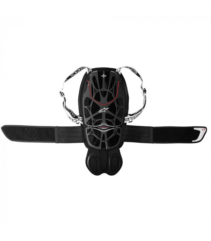 PROTECTOR ESPALDA TECH BIONIC  NEGRO/ROJO