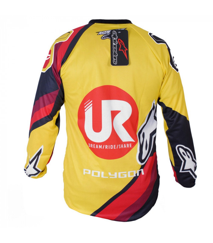MAILLOT ALPINESTARS REPLICA TEAM UR 2015 (AMARILLA/NEGRA)