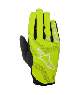 ALPINESTARS STRATUS YELLOW/SILVER GLOVES