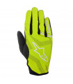 ALPINESTARS STRATUS YELLOW/SILVER GLOVES