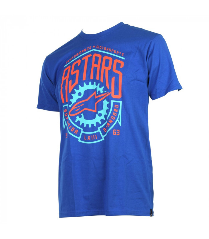 CAMISETA ALPINESTARS M. CORTA SHED AZUL