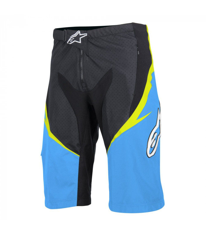 PANTALÓN CORTO ALPINESTARS SIGHT (NEGRO/CYAN/AMARILLO)