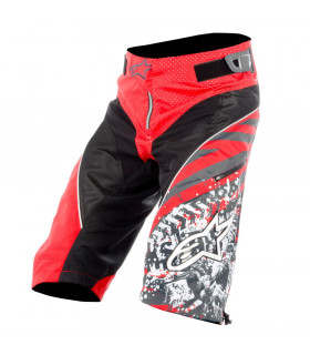 PANTALÓN CORTO ALPINESTARS GRAVITY (NEGRO/ROJO)