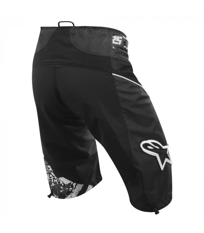 PANTALÓN CORTO ALPINESTARS GRAVITY (BLANCO/NEGRO)