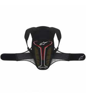 PROTECTOR ESPALDA ALPINESTARS EVOLUTION (NEGRO/BLANCO/ROJO)