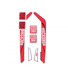ADHESIVO HORQUILLA ROCK SHOX RS1 TEAM RED