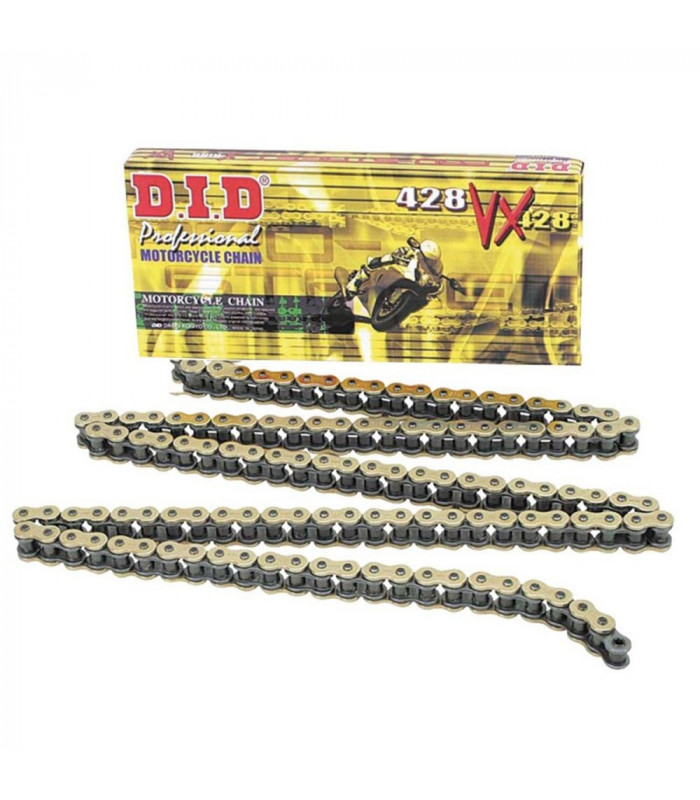 CADENA DID 428 VI 134 PASOS NEGRA (O-RING)