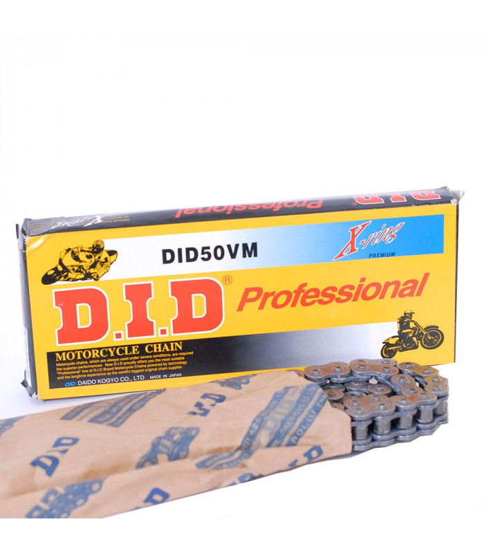 DID 530 VM X-RING BLACK CHAIN (114 PASOS)