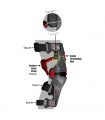 MOBIUS X8 KNEE BRACES (WHITE/ACID YELLOW)
