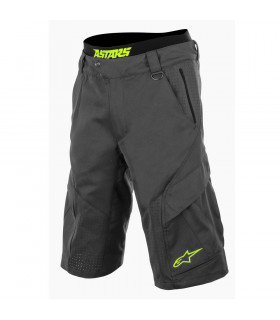 PANTALÓN CORTO ALPINESTARS MANUAL (GRIS/AMARILLO)