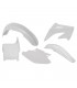 KIT PLASTICOS BLANCOS  HONDA CR 125-250 ' 2004-07