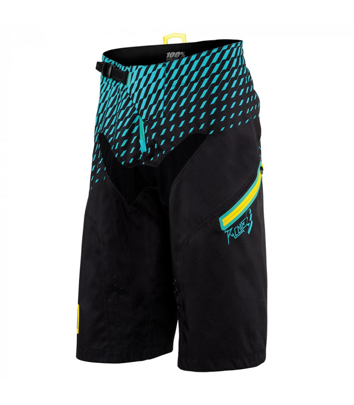 SHORT MTB R-CORE SUPRA DHBLACK/CYAN