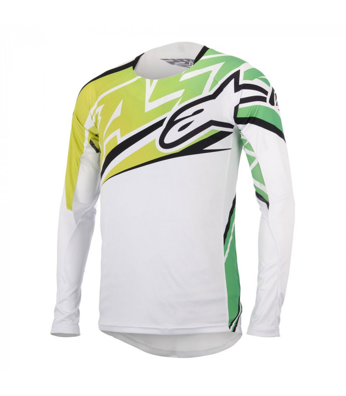 MAILLOT MANGA LARGA ALPINESTARS SIGHT (BLANCO/VERDE)
