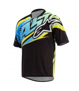 MAILLOT ALPINESTARS SIGHT (NEGRO/AZUL/AMARILLO)