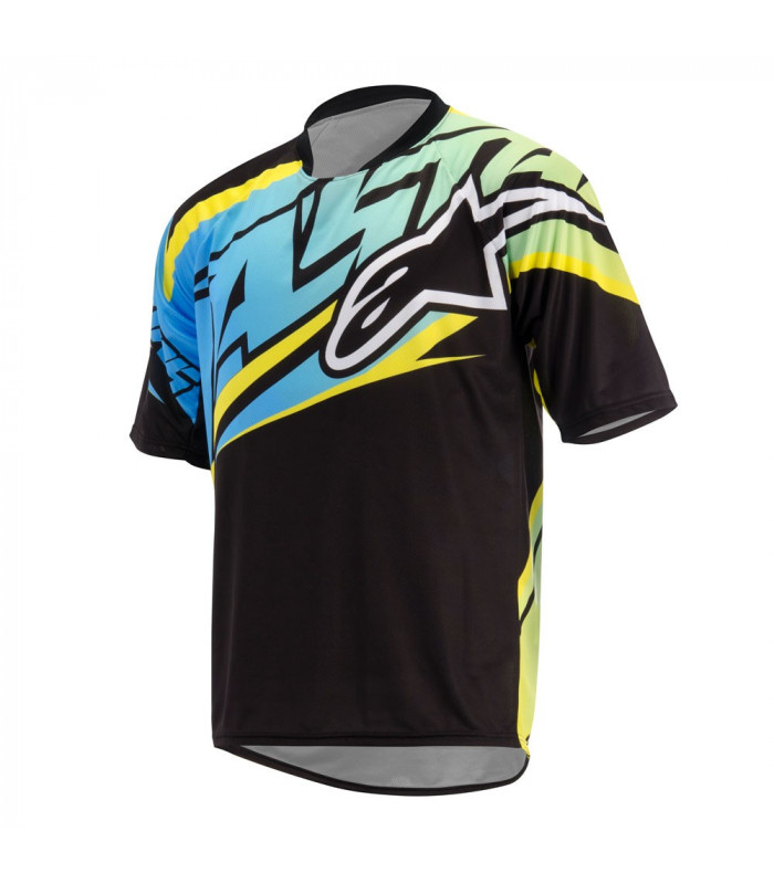 MAILLOT ALPINESTARS SIGHT (NEGRO/AZUL/AMARILLO)