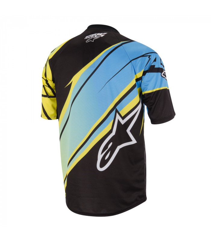 MAILLOT ALPINESTARS SIGHT (NEGRO/AZUL/AMARILLO)
