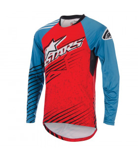 MAILLOT MANGA LARGA ALPINESTARS SIGHT MERCURY (NARANJA/AZUL)