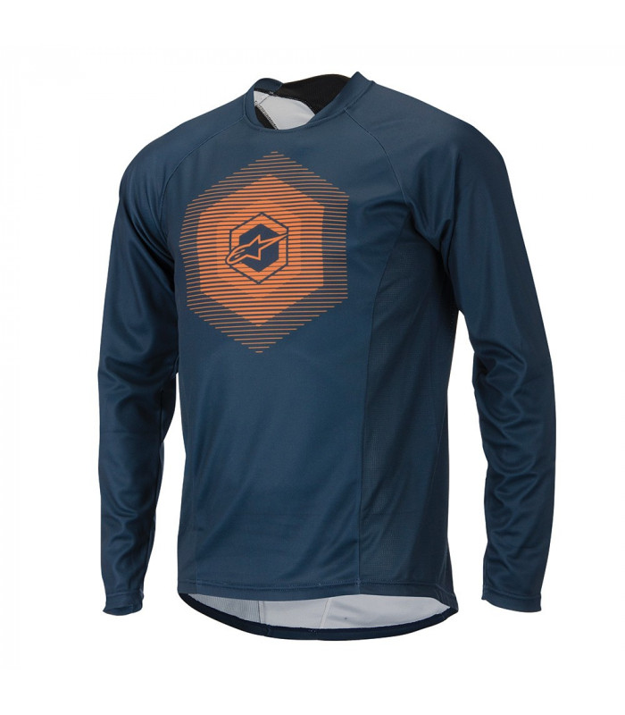 ALPINESTARS MESA LONG SLEEVE JERSEY (ABYSS BLUE/OCHRE)