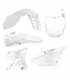 RTECH PLASTICS KIT YAMAHA YZ 125, YZ 250, WR 250 (2015-2021) | TopFun.com