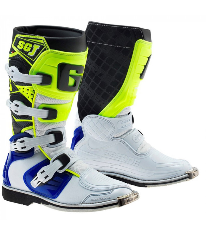 BOTA GAERNE CROSS INFANTIL SG-J BLANCA/AMARILLA