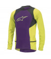 ALPINESTARS DROP 2 LONG SLEEVE JERSEY (PURPLE/ACID YELLOW)