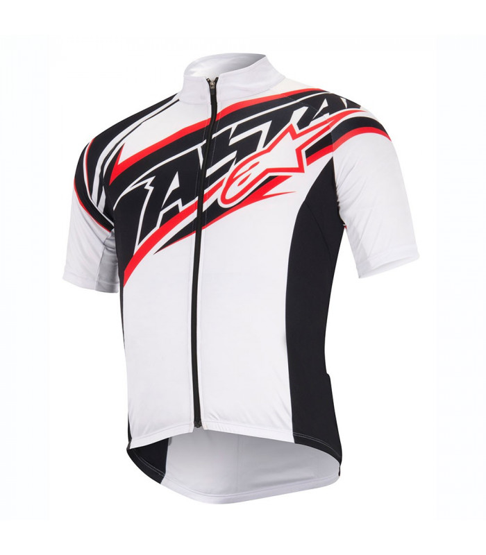 MAILLOT ALPINESTARS NEMESIS TEAM (BLANCO/NEGRO/ROJO)