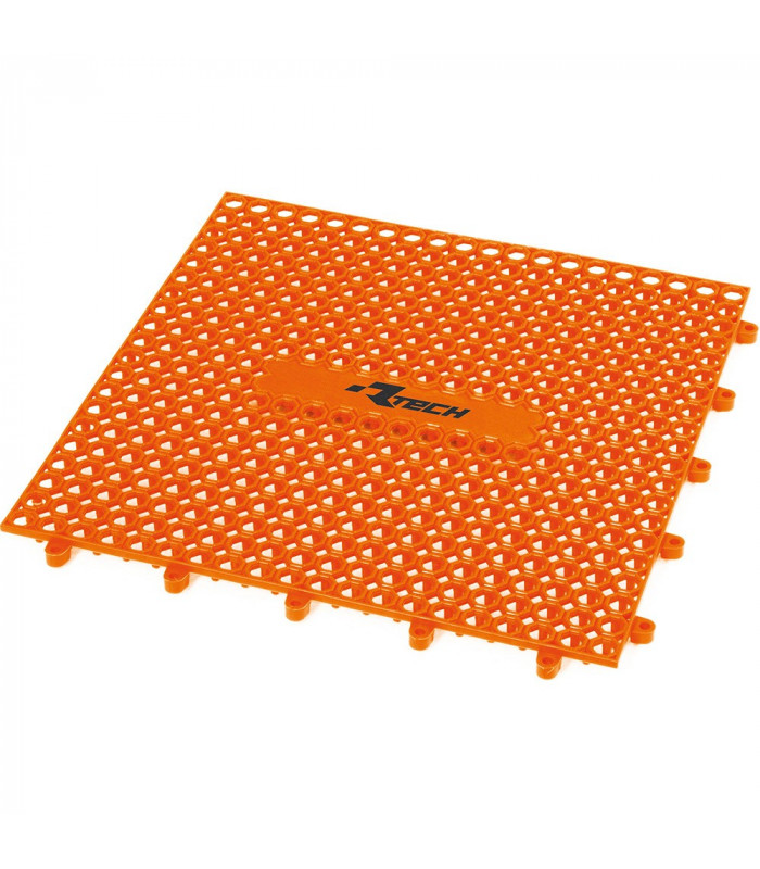 PARQUET PLASTICO RTECH NARANJA (9 PZS. / 1M x 1M)